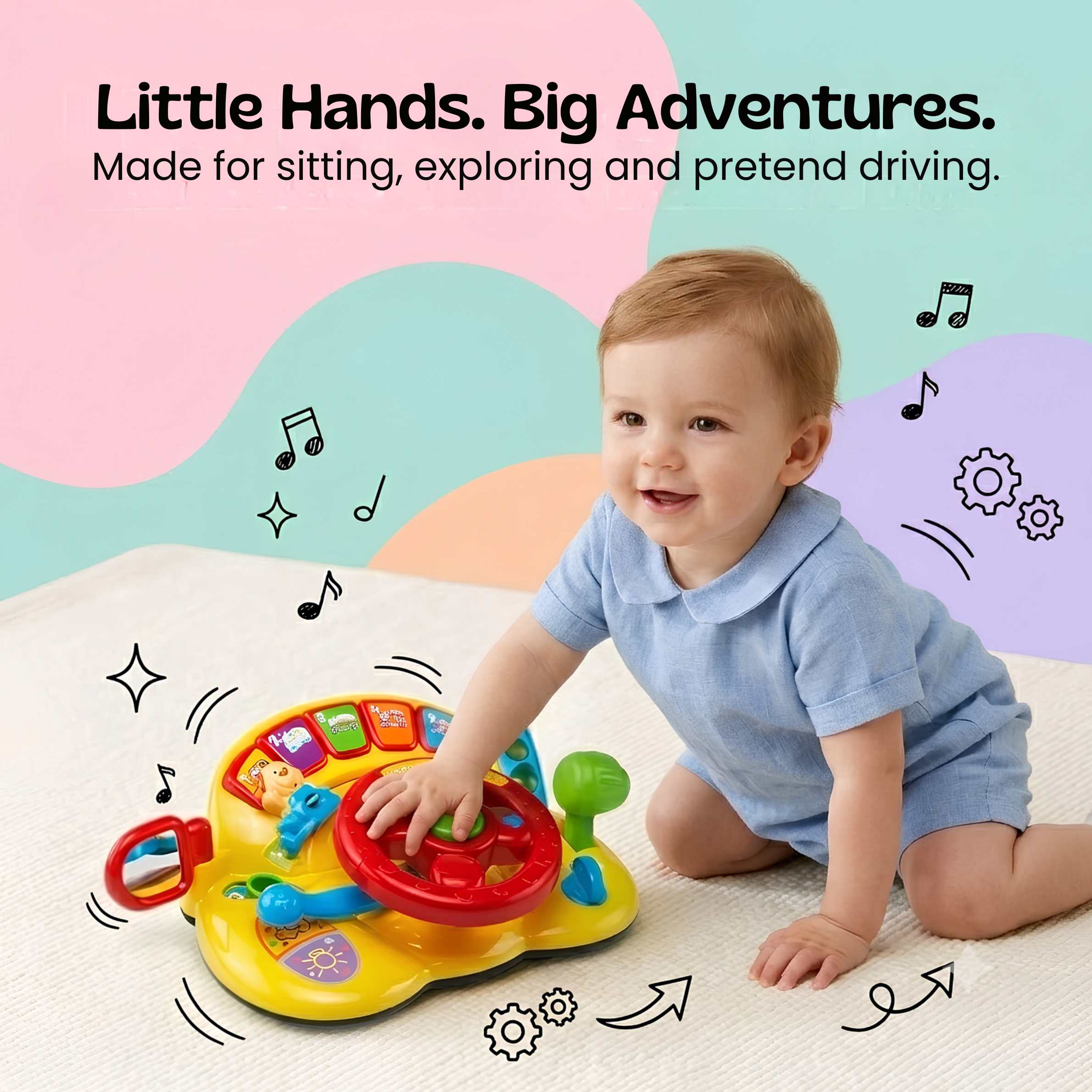 nylyCas™ LittleDriver Learning Steering Wheel