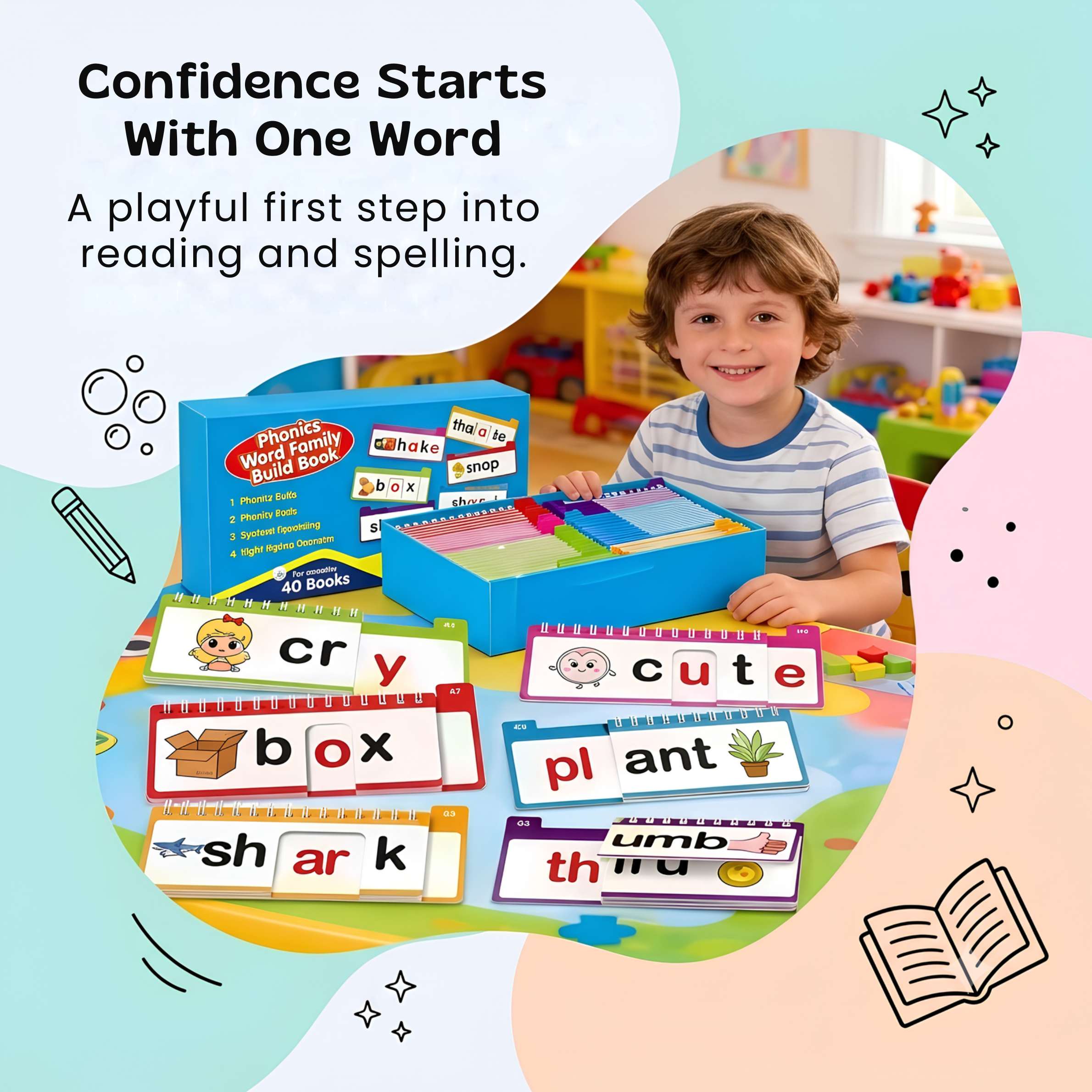 nylyCas™ WordBuilder Reading & Spelling Set