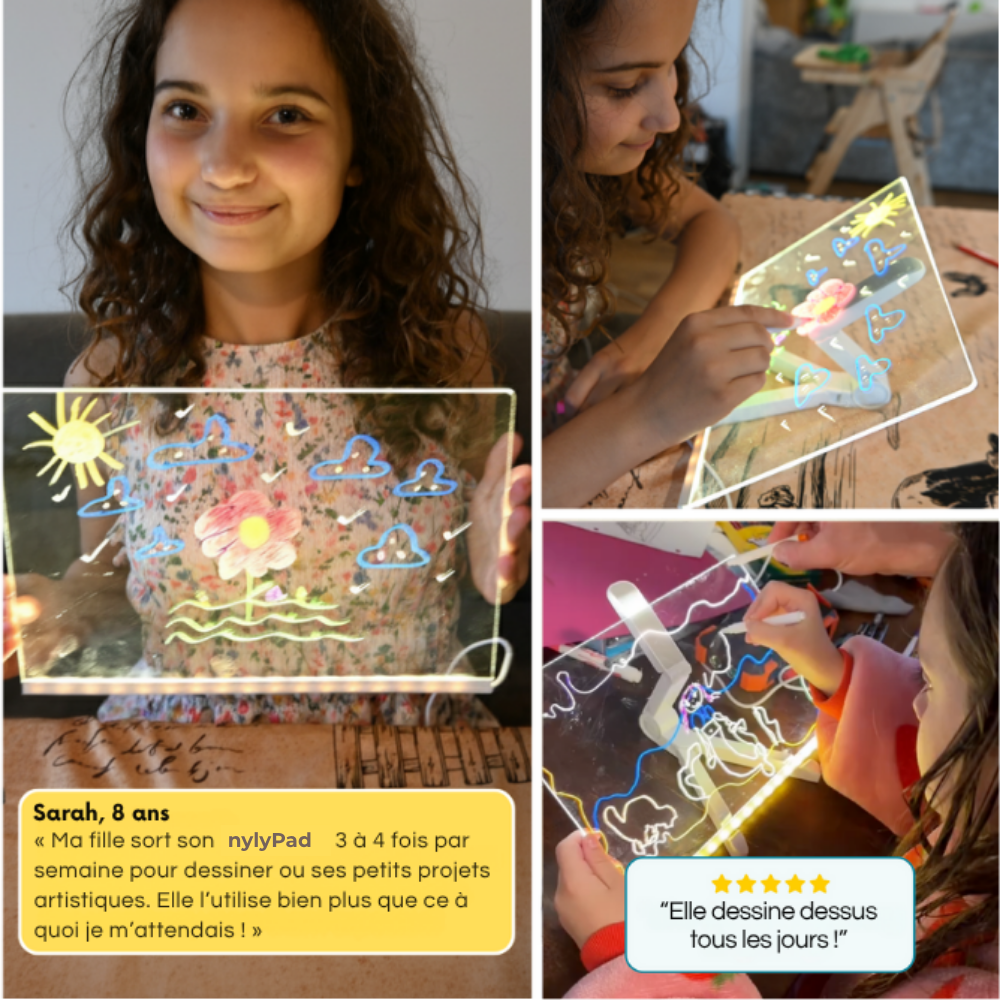 nylyPad™ Tablette de dessin LED