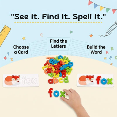 nylyCas™ See & Spell Letter Matching Game