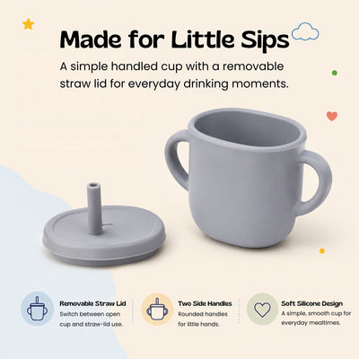 nylyCas™ Sip & Snack Silicone Training Cup