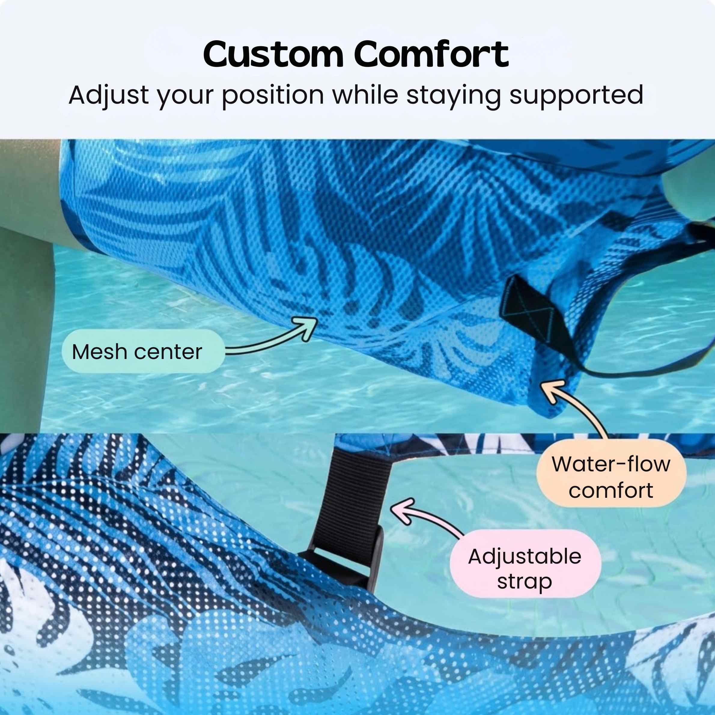 nylyCas™ DriftLeaf Pool Hammock Float