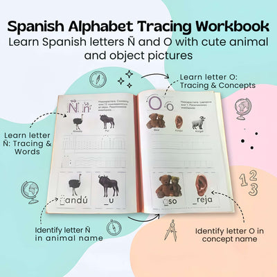 nylyCas™ Spanish ABC Writing Workbook