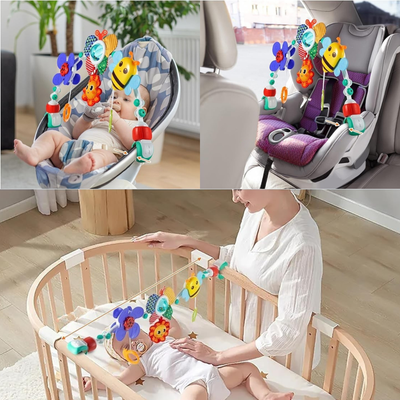 nylyCas™ Montessori Play Arch | Screen-Free Travel Toy