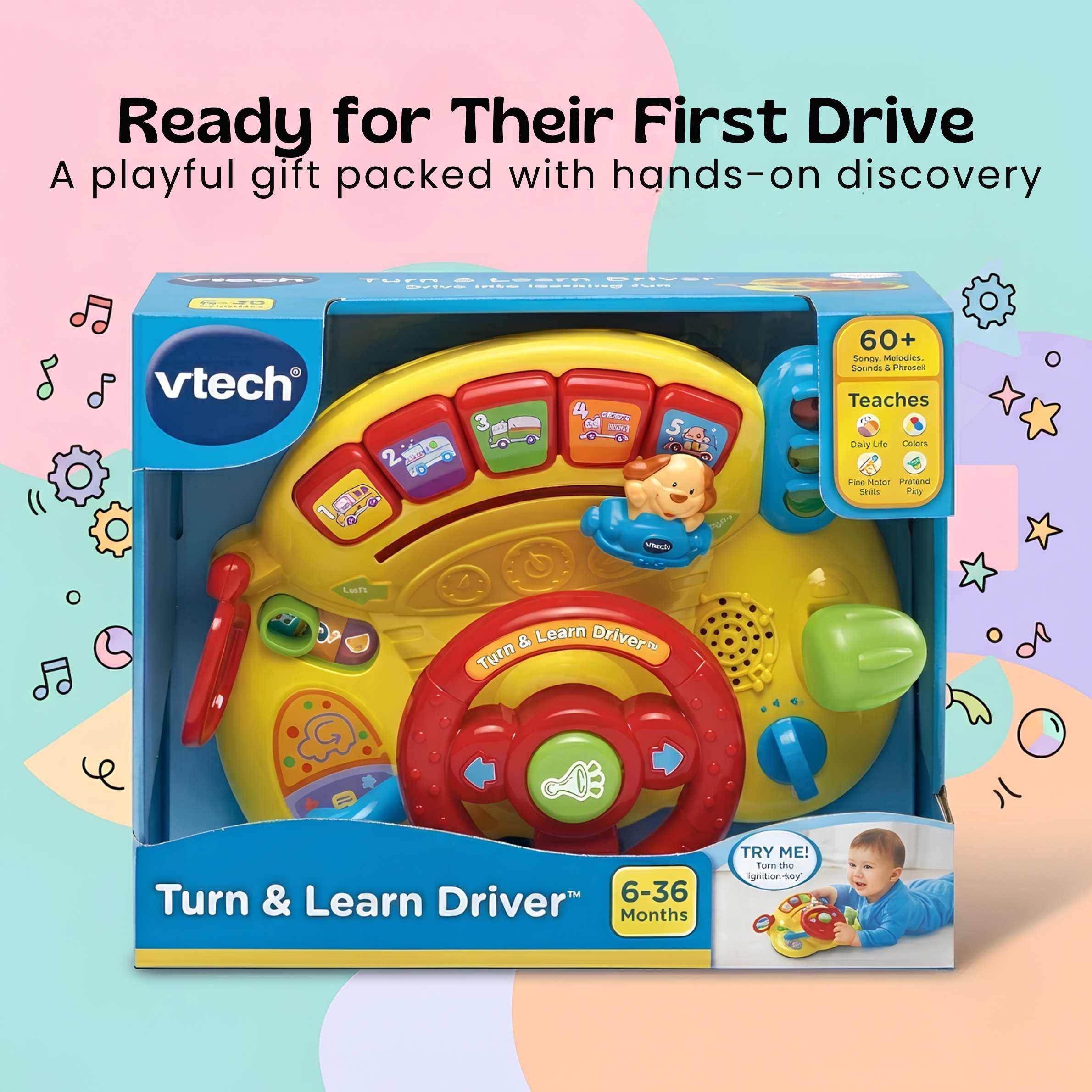 nylyCas™ LittleDriver Learning Steering Wheel