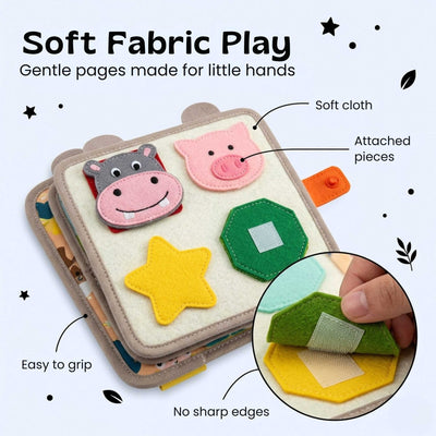 nylyCas™ BusyBuddy Fine Motor Book