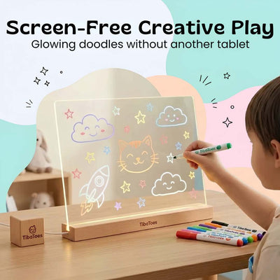 nylyCas™ GlowScribble Light-Up Drawing Board
