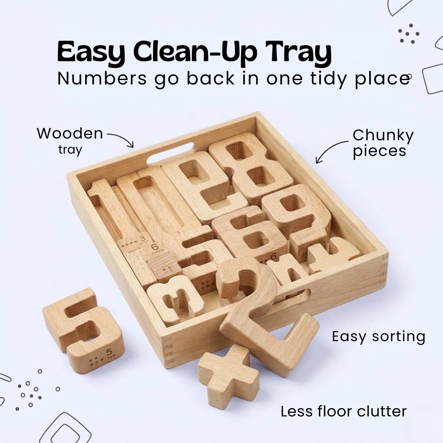 nylyCas™ NumberNest Wooden Counting Blocks