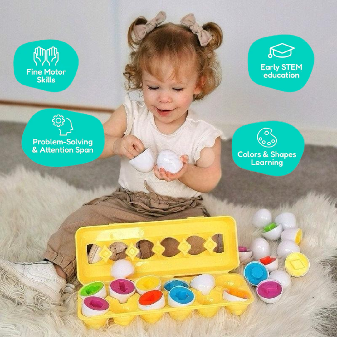 nylyCas™ Montessori Geometric Eggs