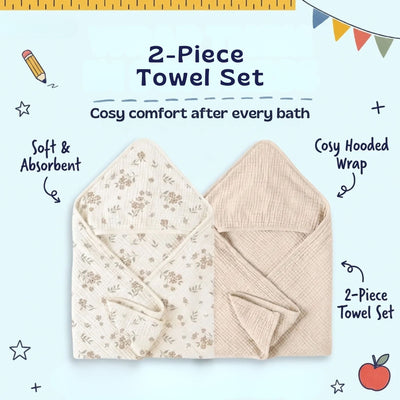 Buy 1 Take 1 nylyCas™ CozySprout Hooded Baby Towels