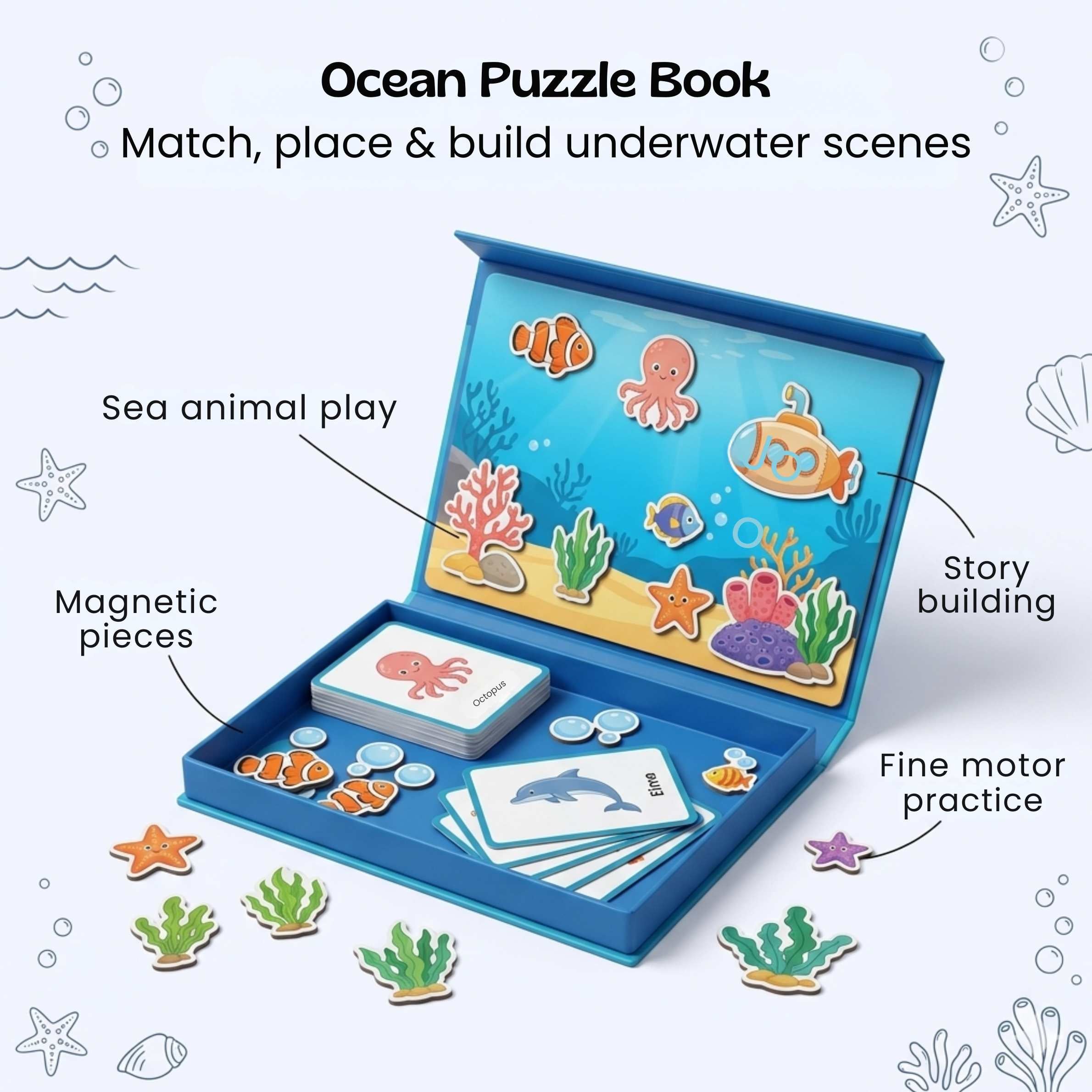 nylyCas™ MixFace Magnetic Story Puzzle