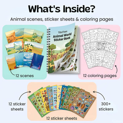 nylyCas™ WildScene Sticker Adventure Book