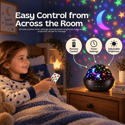 nylyCas™ StarryGlow Projector Night Light