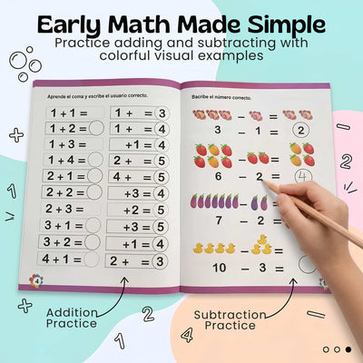 nylyCas™ Spanish NumberWorld Math Workbook