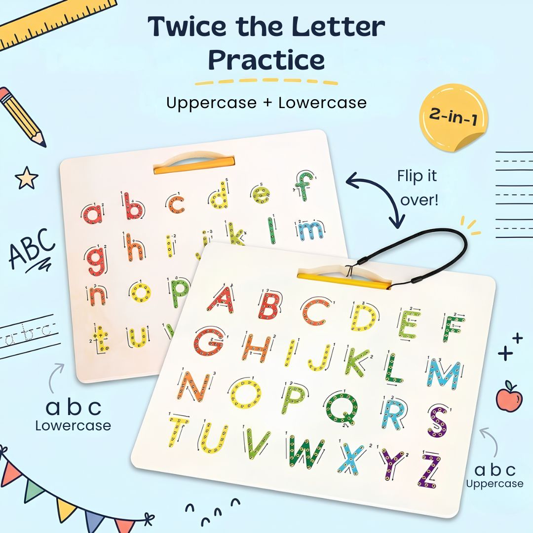 nylyCas™ Magnetic Alphabet Tracing Board