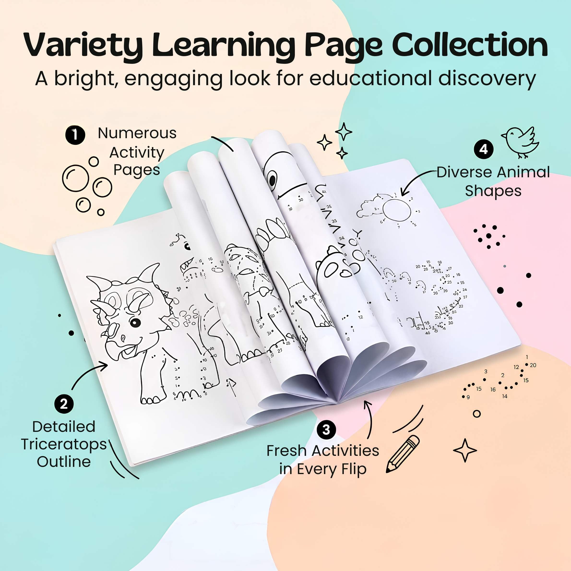 nylyCas™ Dot & Draw Activity Book