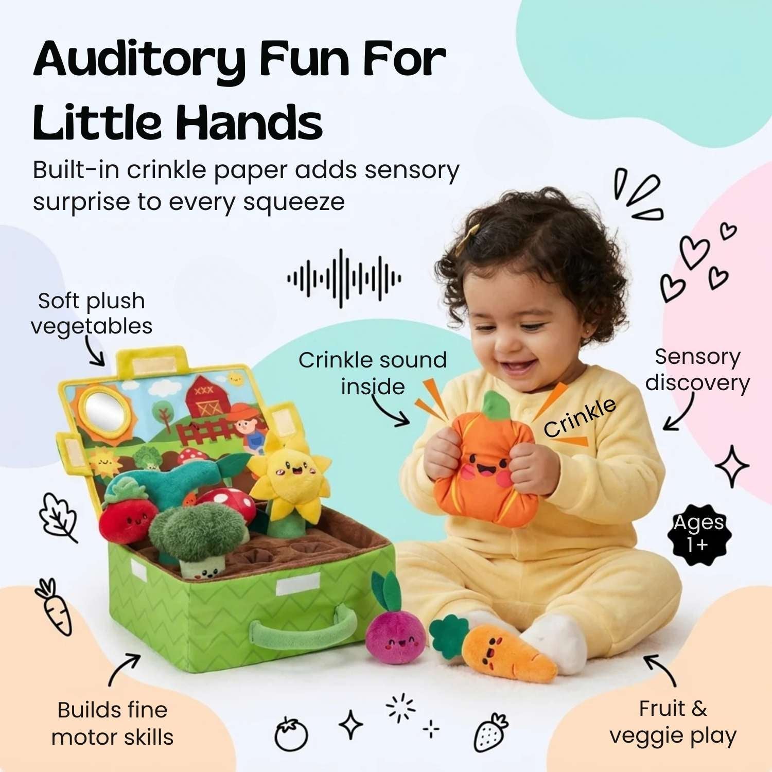nylyCas™ Sensory Garden Plush Activity Box