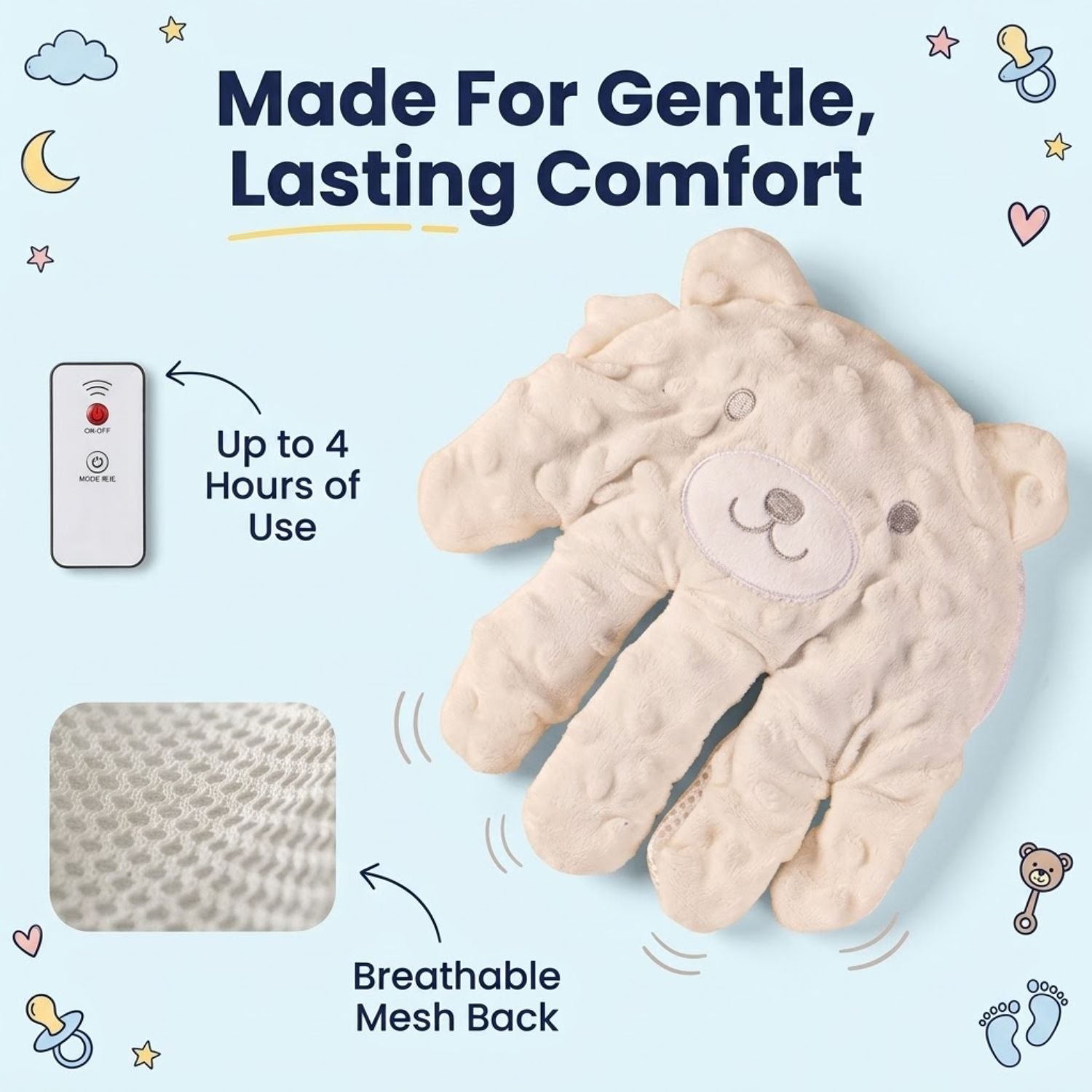 nylyCas™ Calming Hand Sensory Pillow
