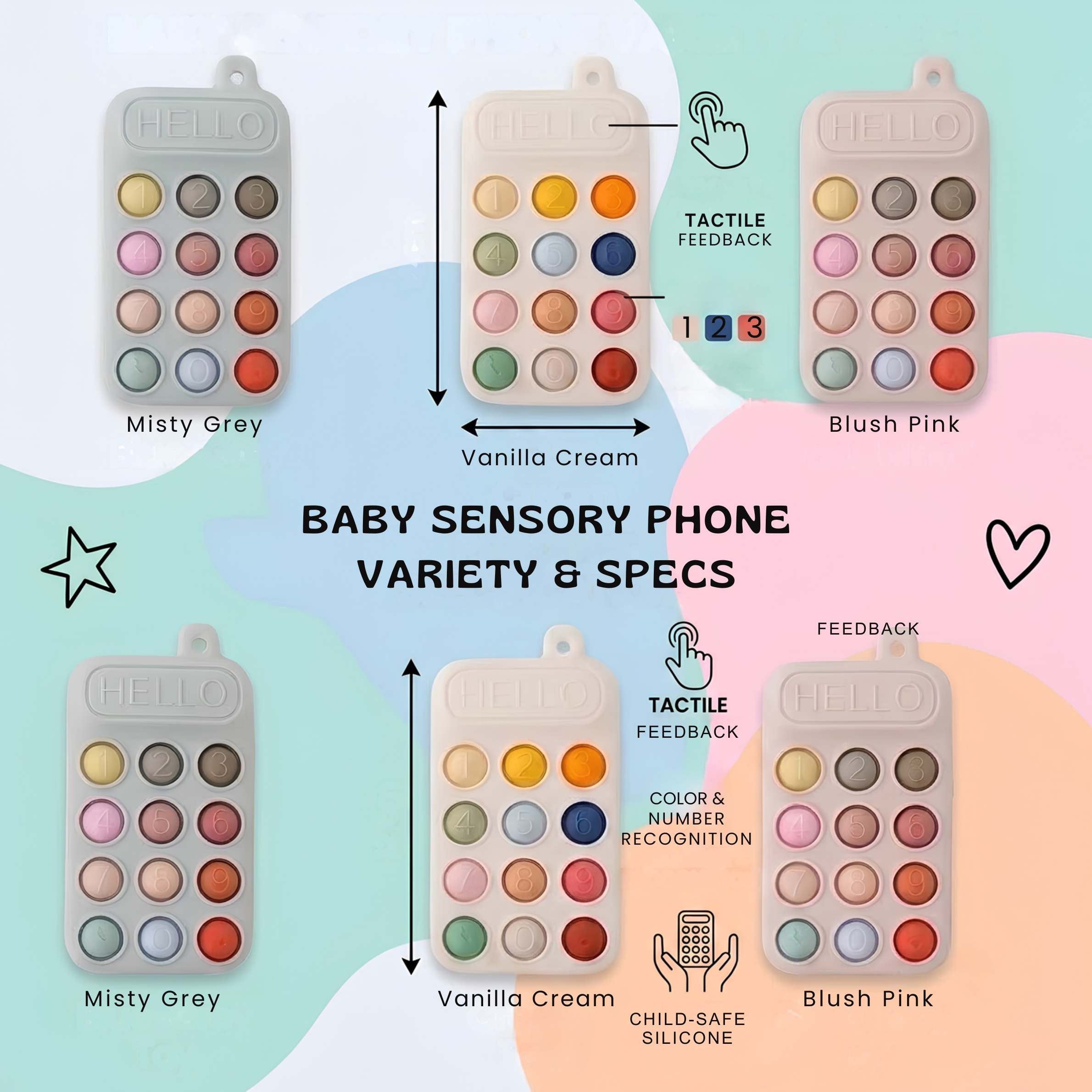 nylyCas™ Click & Calm Silicone Phone Teether