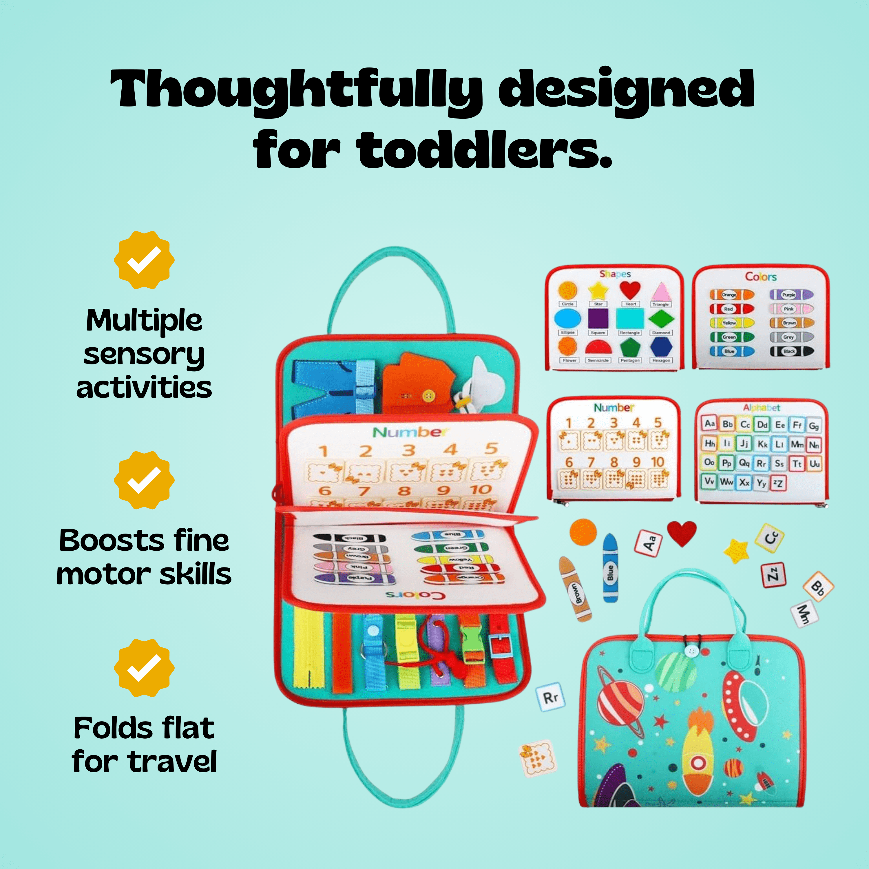 Toddler Montessori Busy Board