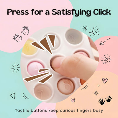 nylyCas™ Click & Calm Silicone Phone Teether
