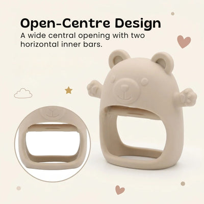 nylyCas™ BearBite Silicone Baby Teether