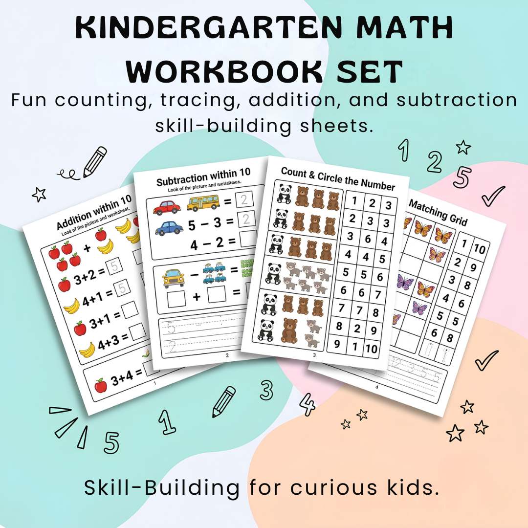 nylyCas™ Count & Trace Math Workbook