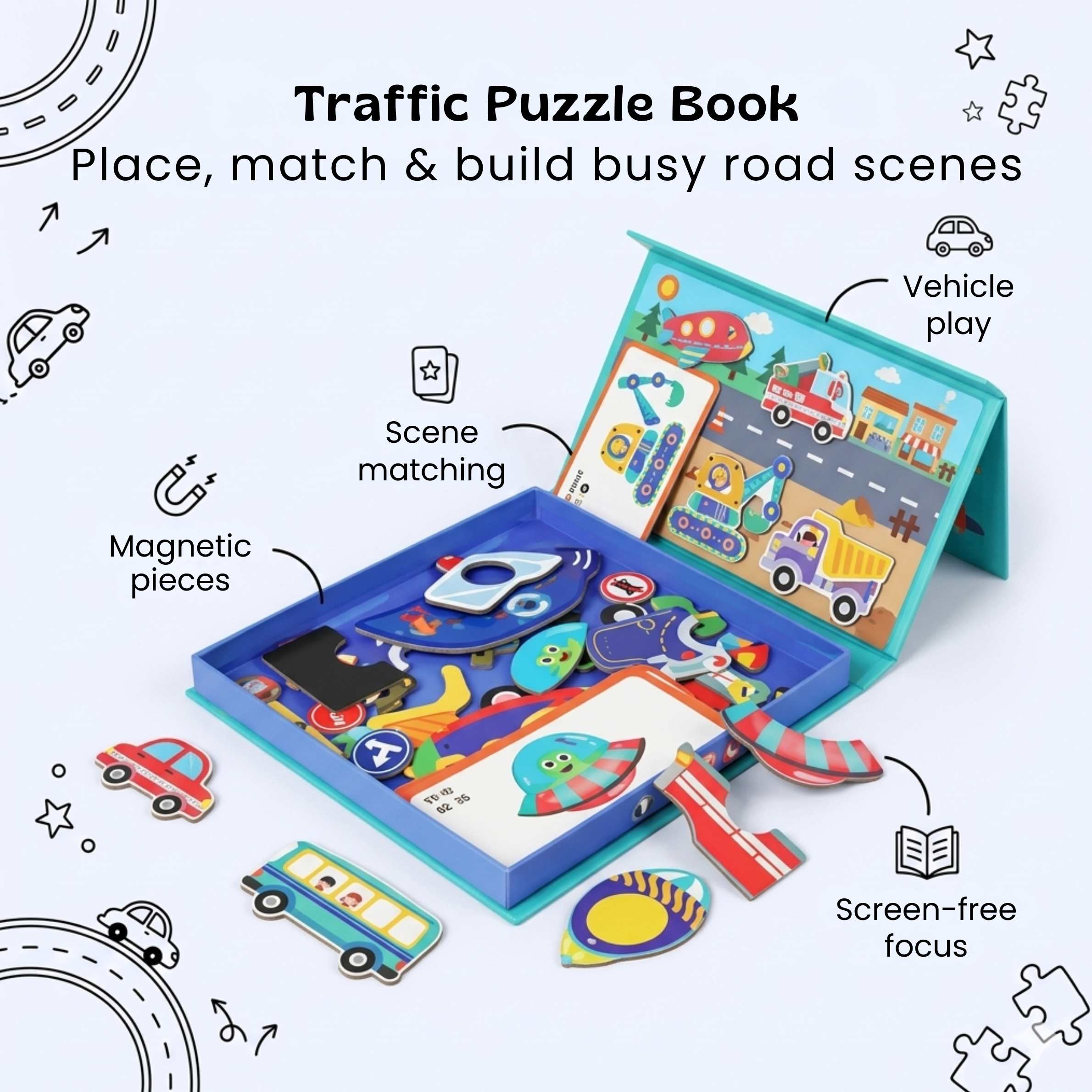 nylyCas™ MixFace Magnetic Story Puzzle