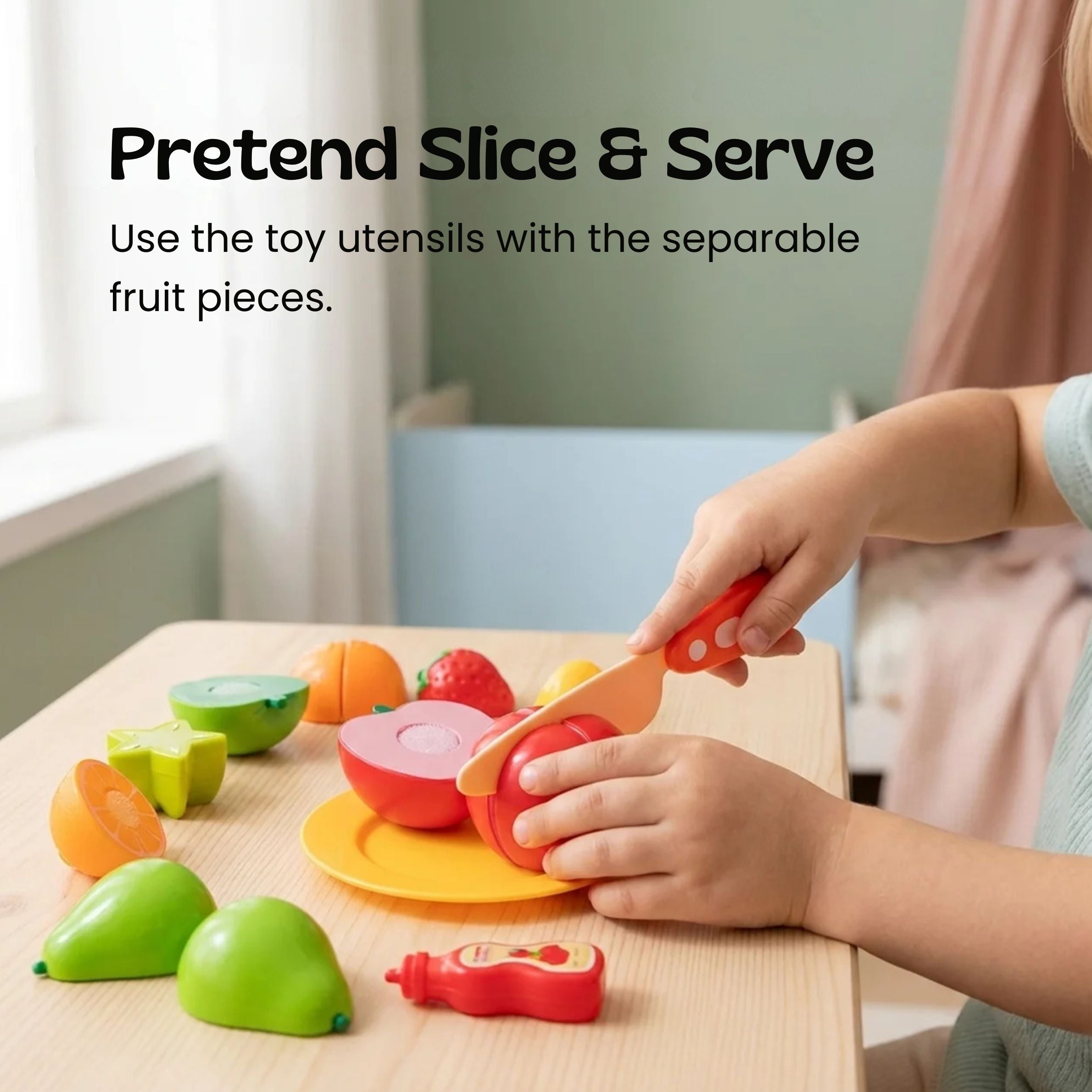 nylyCas™ ApplePatch Felt Food Sorting Board