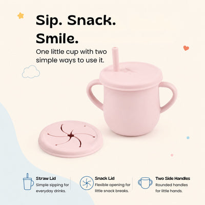 nylyCas™ Sip & Snack Silicone Training Cup
