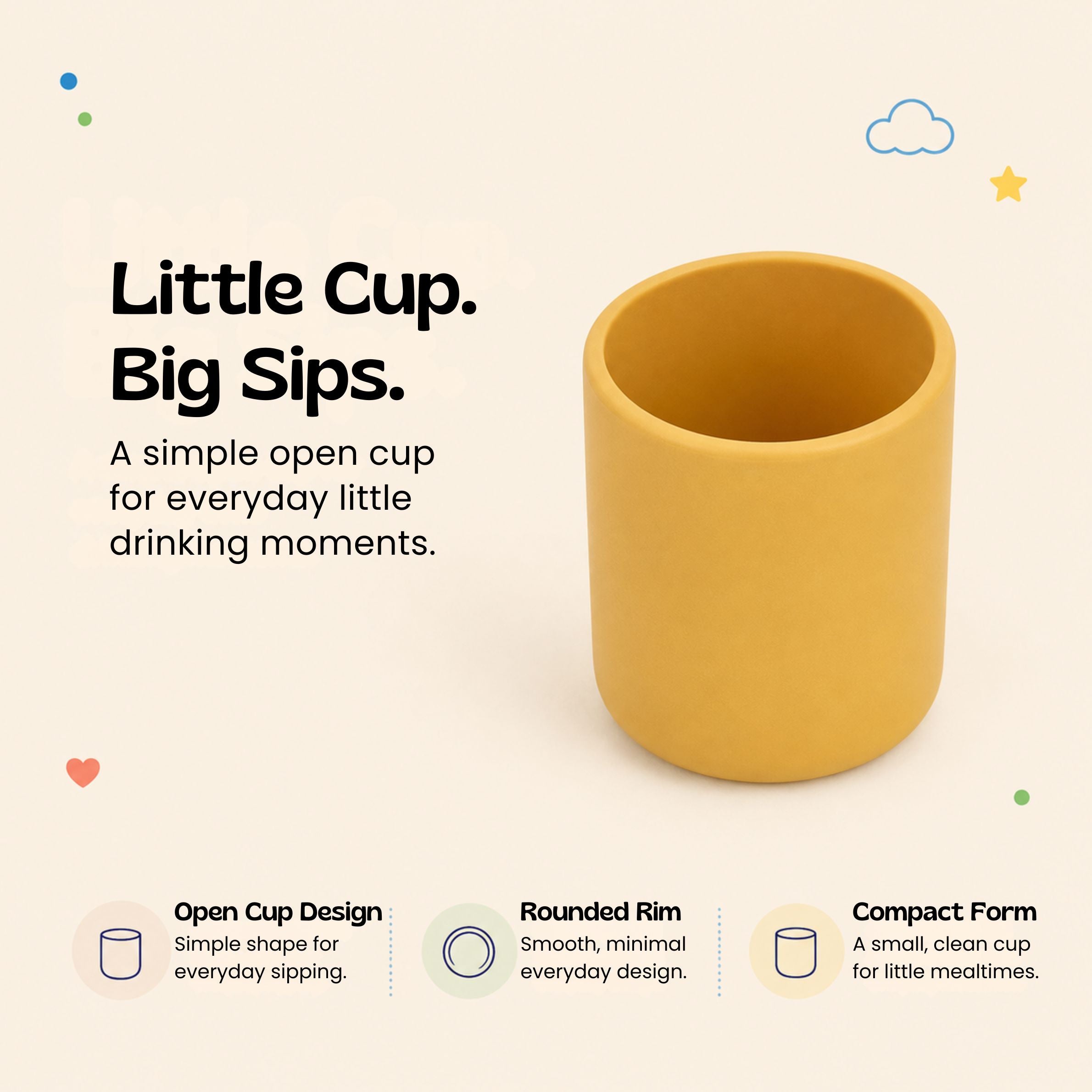 nylyCas™ SoftSip Silicone Training Cup