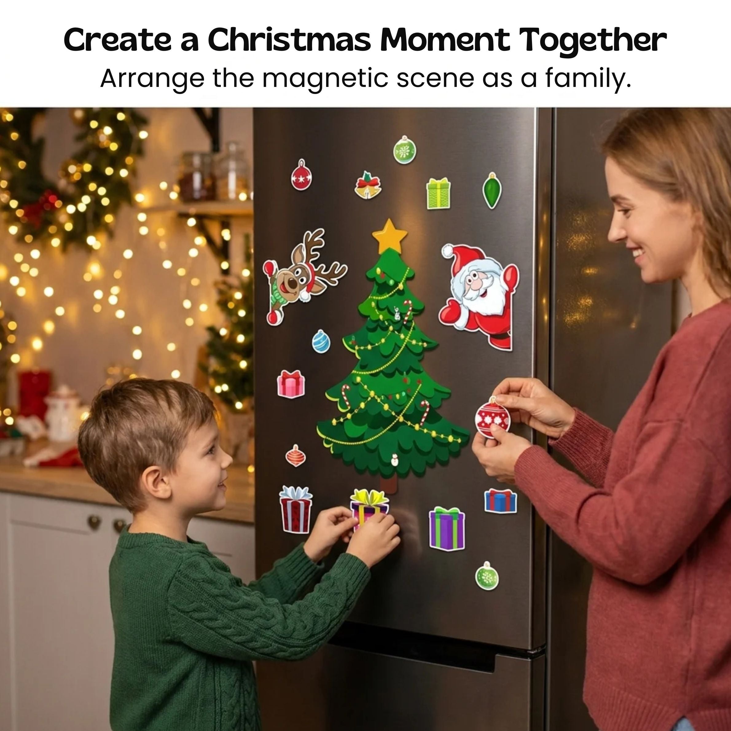 nylyCas™ Holiday Magic Magnetic Scene Builder