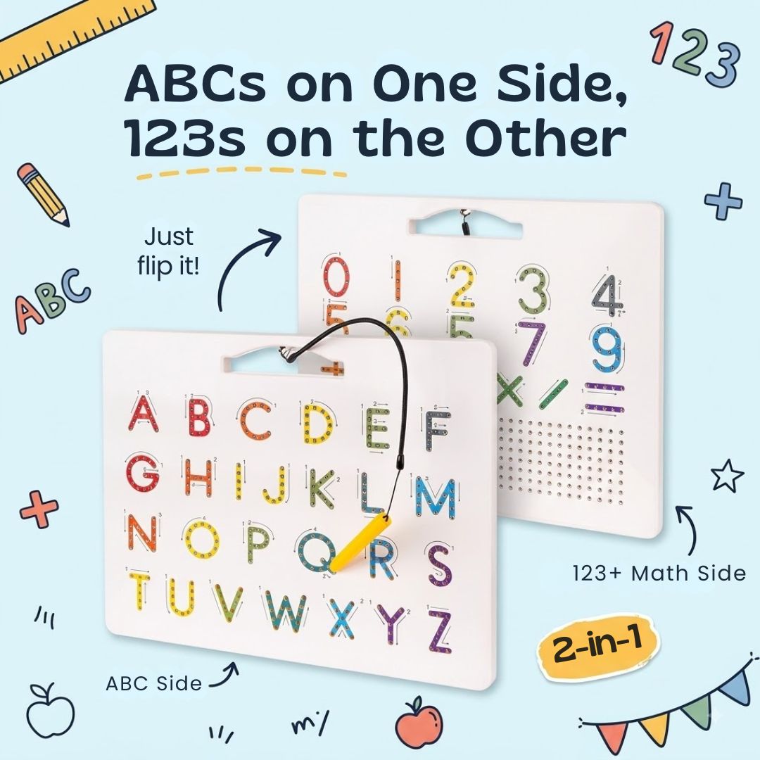 nylyCas™ Magnetic Alphabet Tracing Board