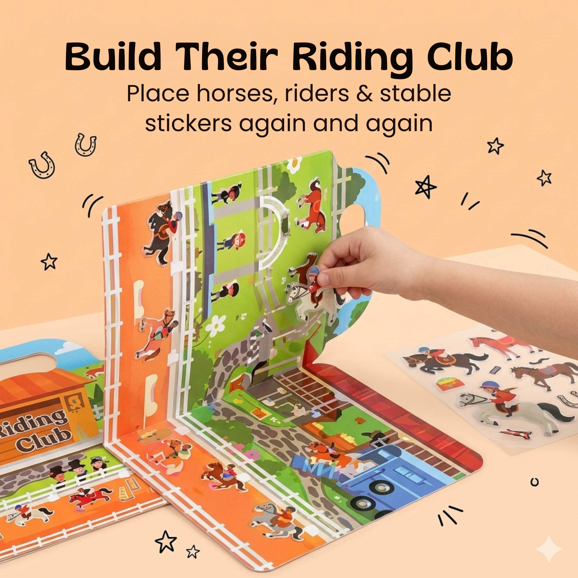 nylyCas™ PuffyScene Reusable Sticker Book