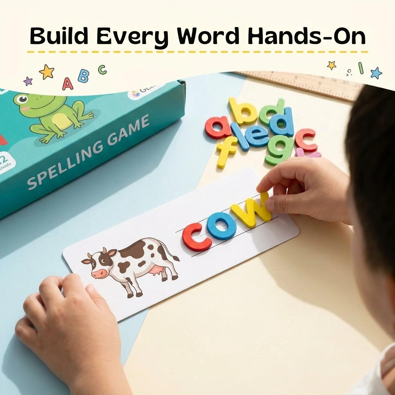 nylyCas™ See & Spell Letter Matching Game