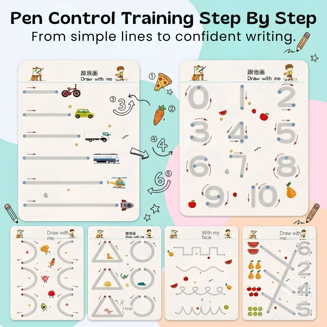 nylyCas™ TraceBuddy Reusable Pen Control Books