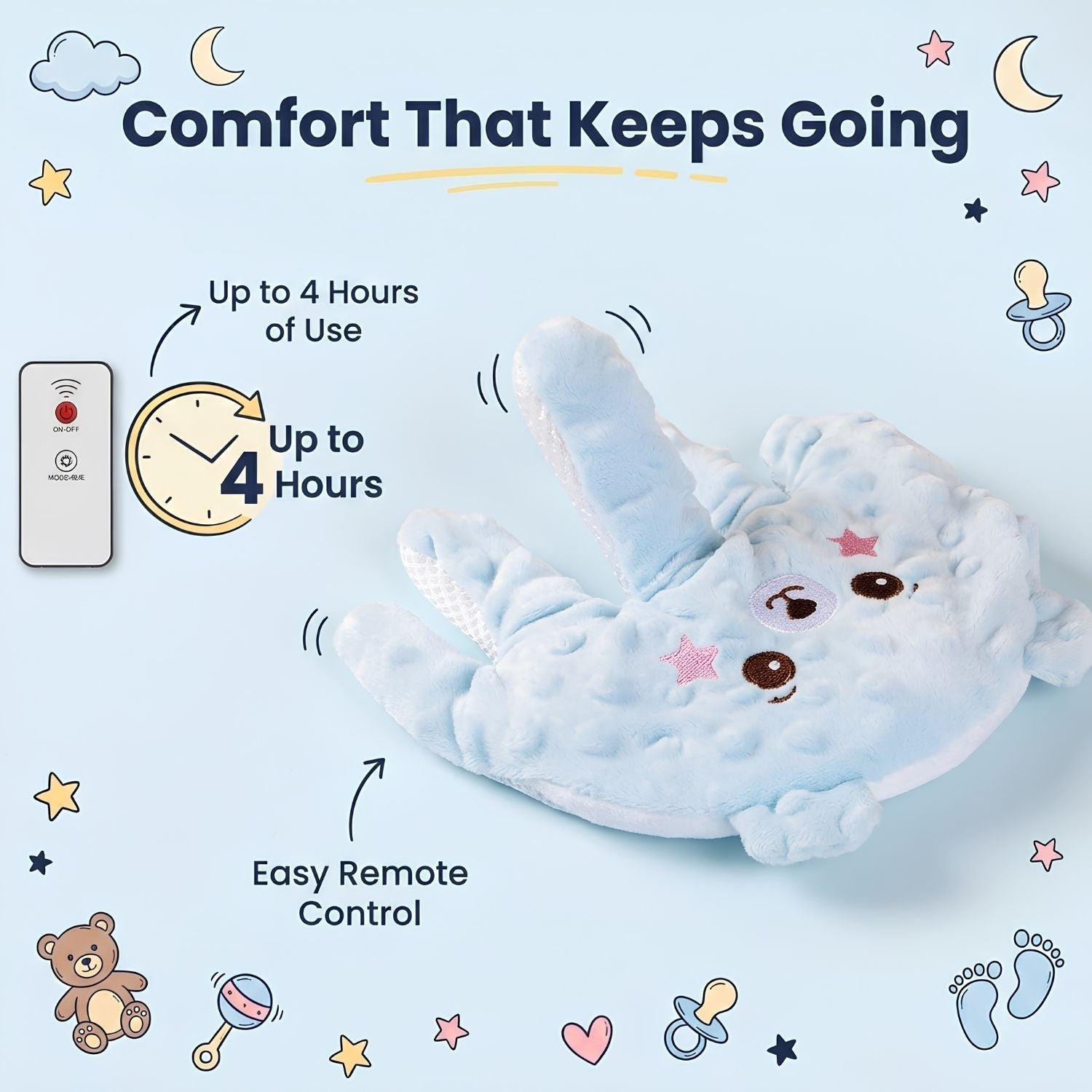 nylyCas™ Calming Hand Sensory Pillow