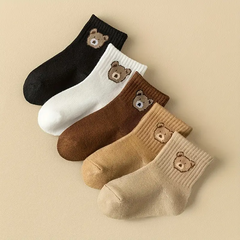 nylyCas™ Bear Hugs Sock Set (5-Pack)