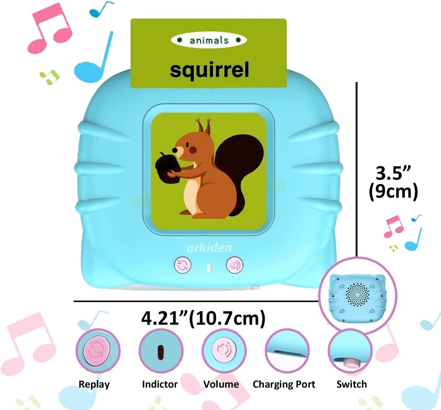 nylyCas™ Montessori Talking Flashcards