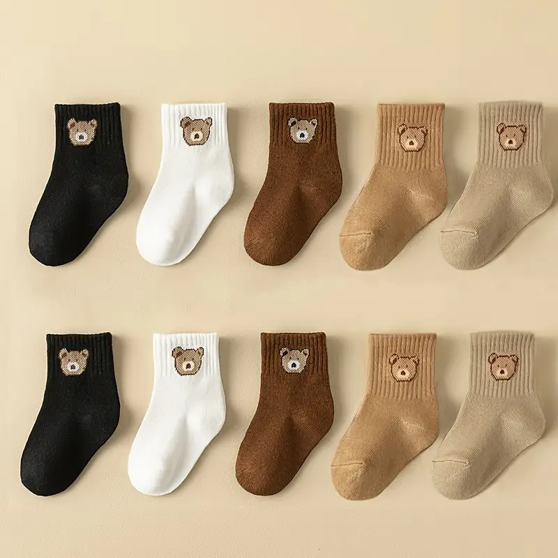 nylyCas™ Bear Hugs Sock Set (5-Pack)