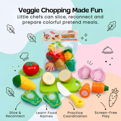 nylyCas Little Chef Cutting Play Set