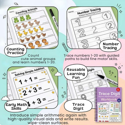 nylyCas™ Count & Trace Math Workbook