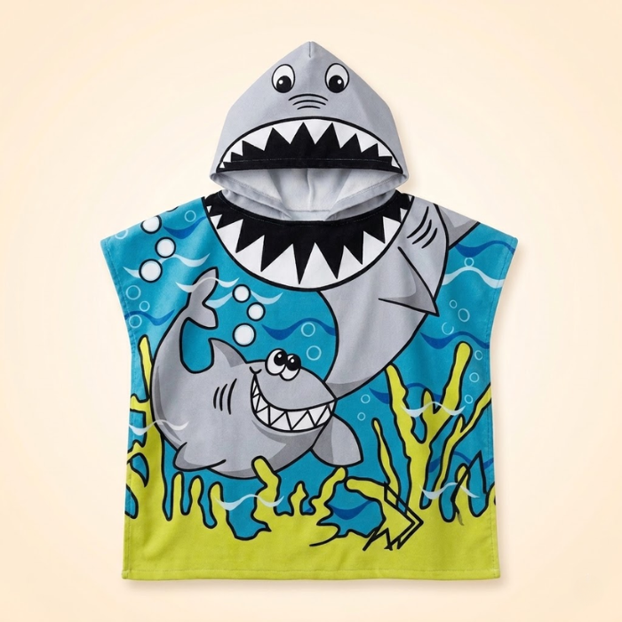nylyRobe™ Hooded Beach Poncho Towel (3-8 years)