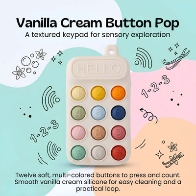 nylyCas™ Click & Calm Silicone Phone Teether