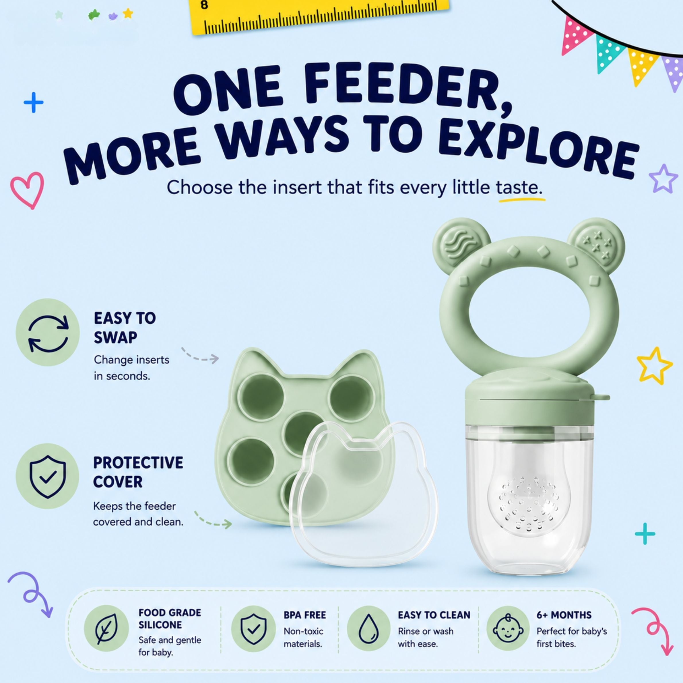 nylyCas™ ChillBite Baby Feeder Set