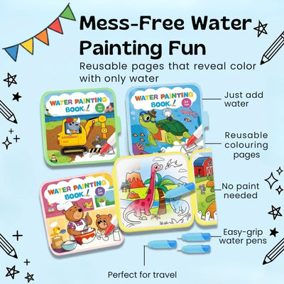 nylyCas™ Reusable Water Painting Book
