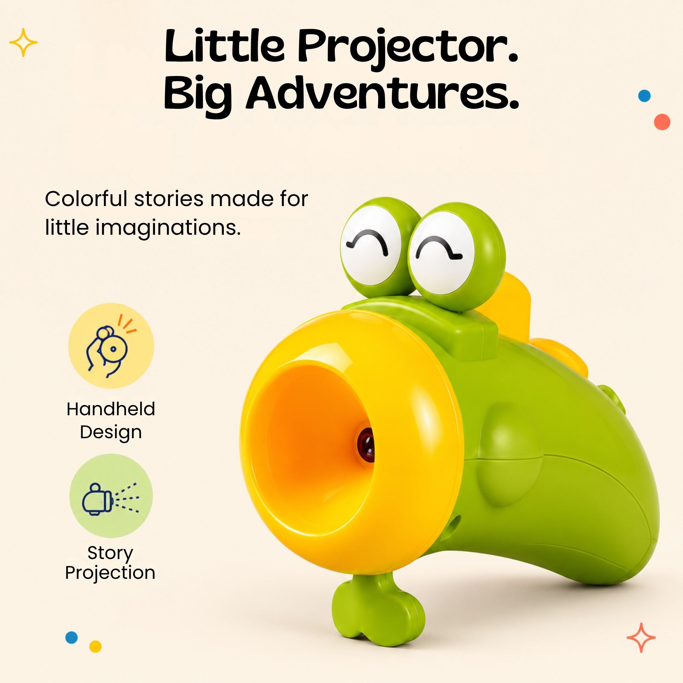 nylyCas™ Dino Story Projection Flashlight