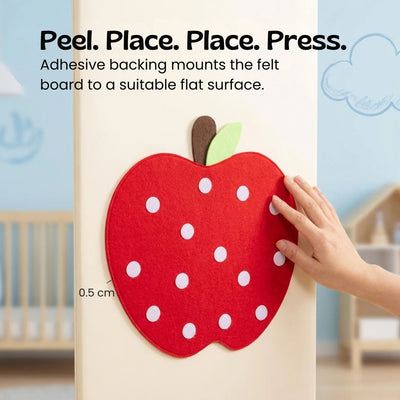 nylyCas™ ApplePatch Felt Food Sorting Board