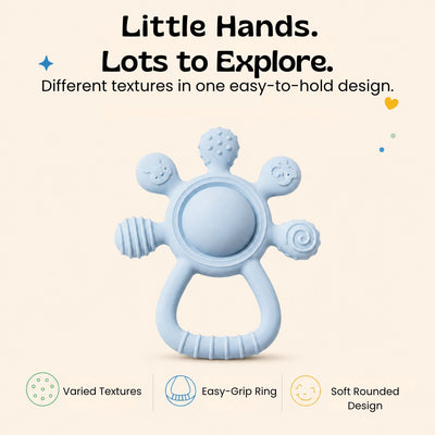 nylyCas™ LittleGrip Silicone Teether Rattle