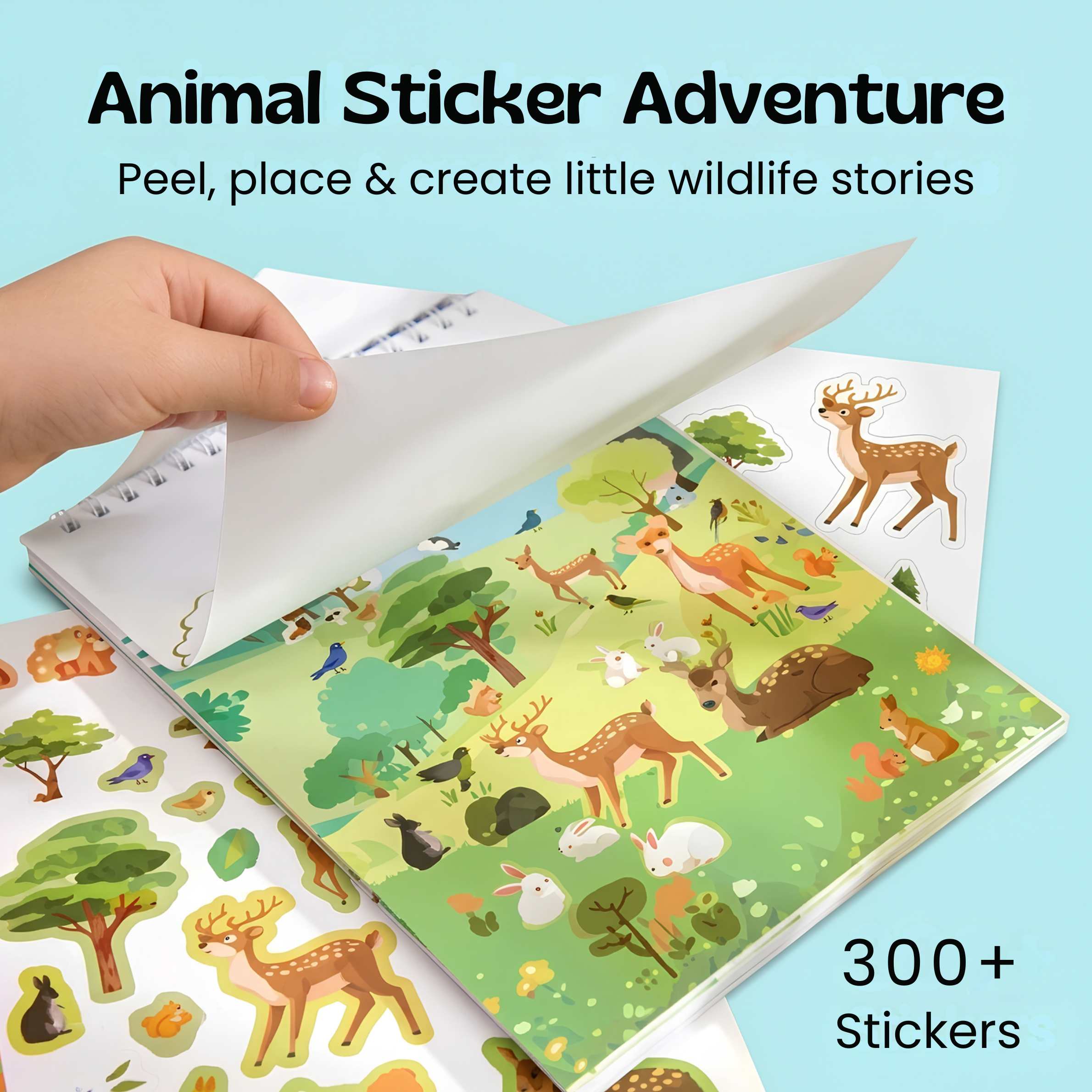 nylyCas™ WildScene Sticker Adventure Book